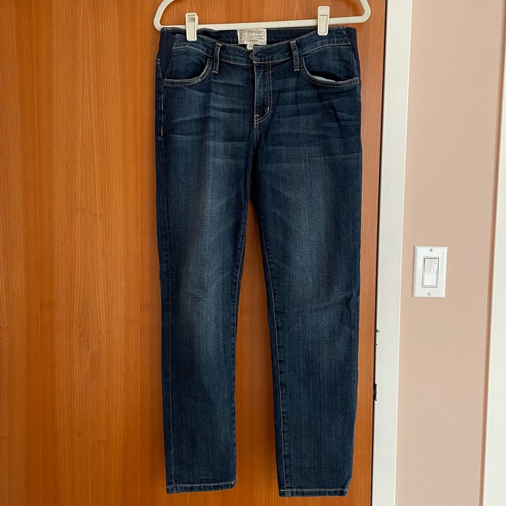 Size 27 Hatch Boyfriend Jean in Indigo Wash